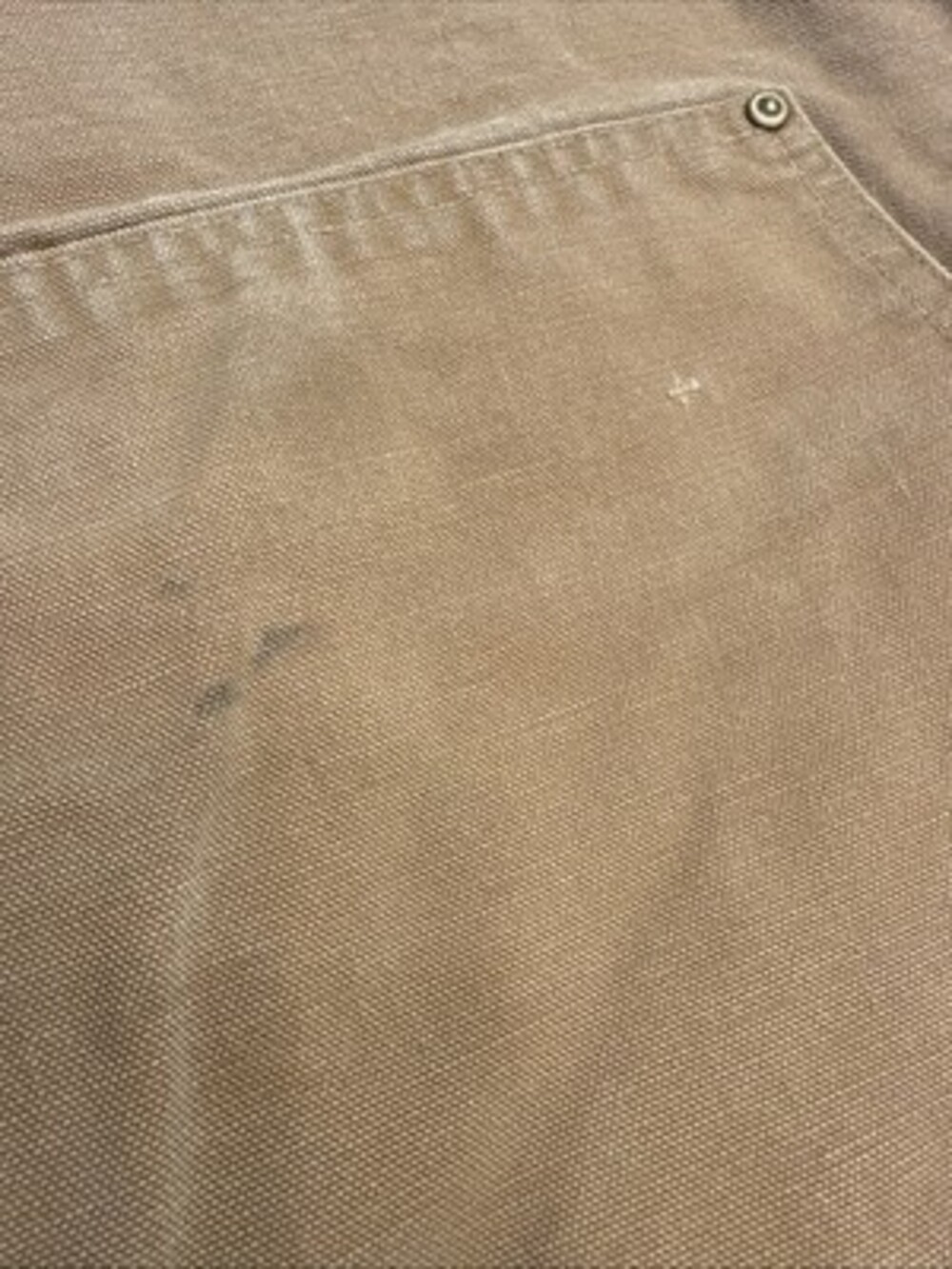 Vintage 90s Carhartt Double Knee Duck Canvas Work Pants Tan 36 X 32 - Picture 3 of 16